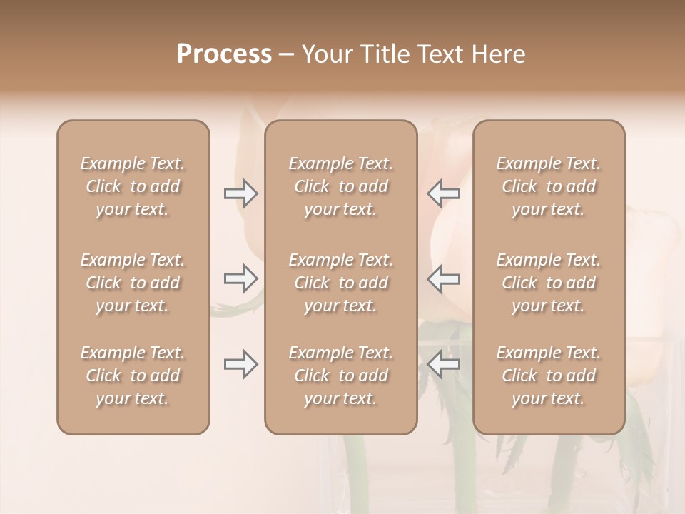 Glamour Pursuit Petal PowerPoint Template