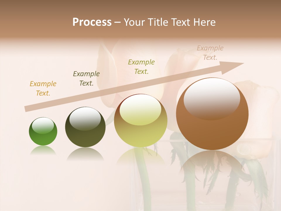 Glamour Pursuit Petal PowerPoint Template