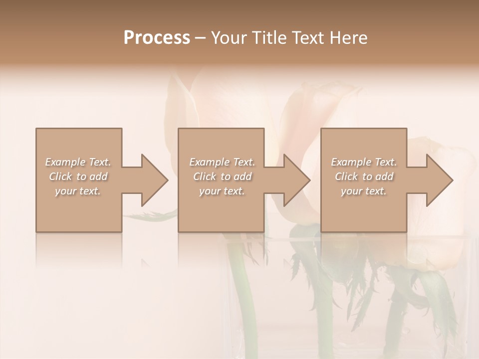 Glamour Pursuit Petal PowerPoint Template