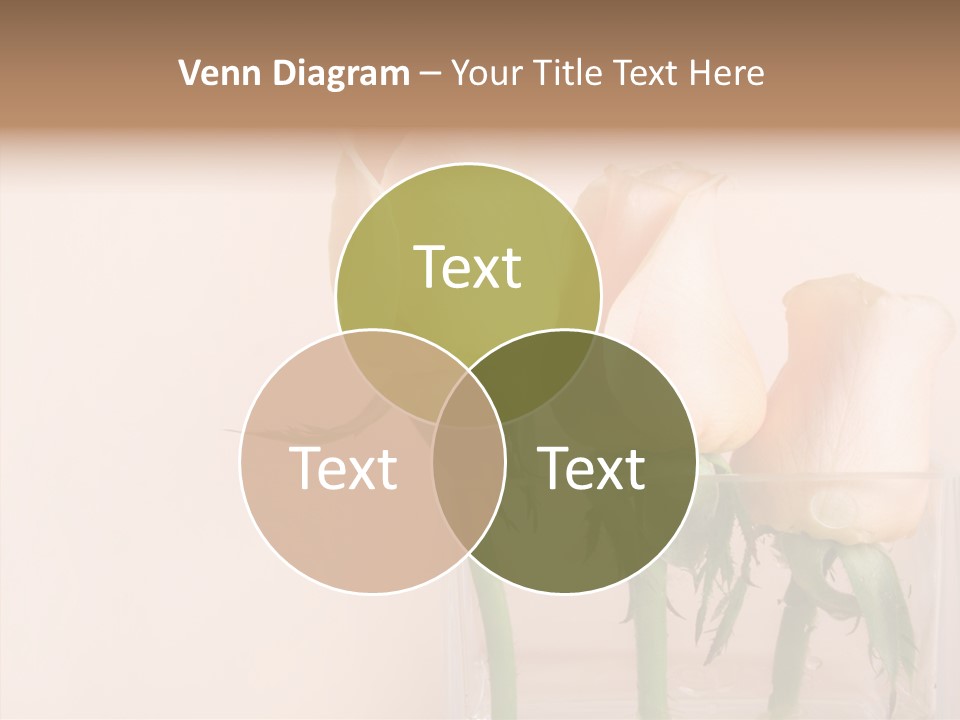 Glamour Pursuit Petal PowerPoint Template