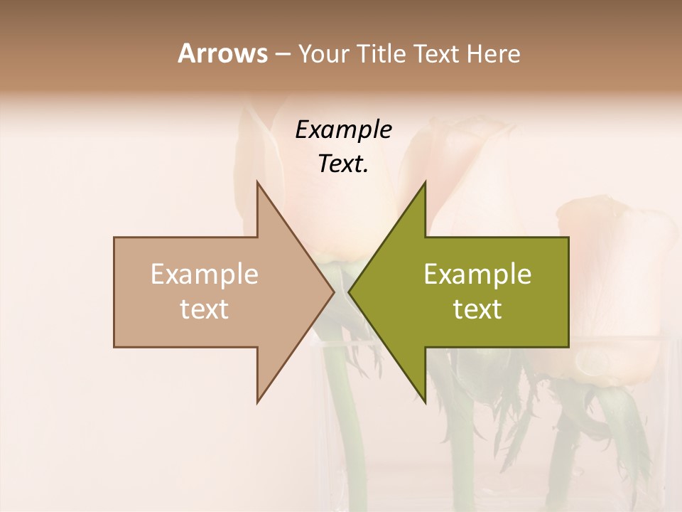 Glamour Pursuit Petal PowerPoint Template