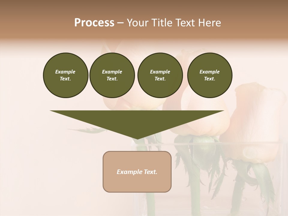 Glamour Pursuit Petal PowerPoint Template