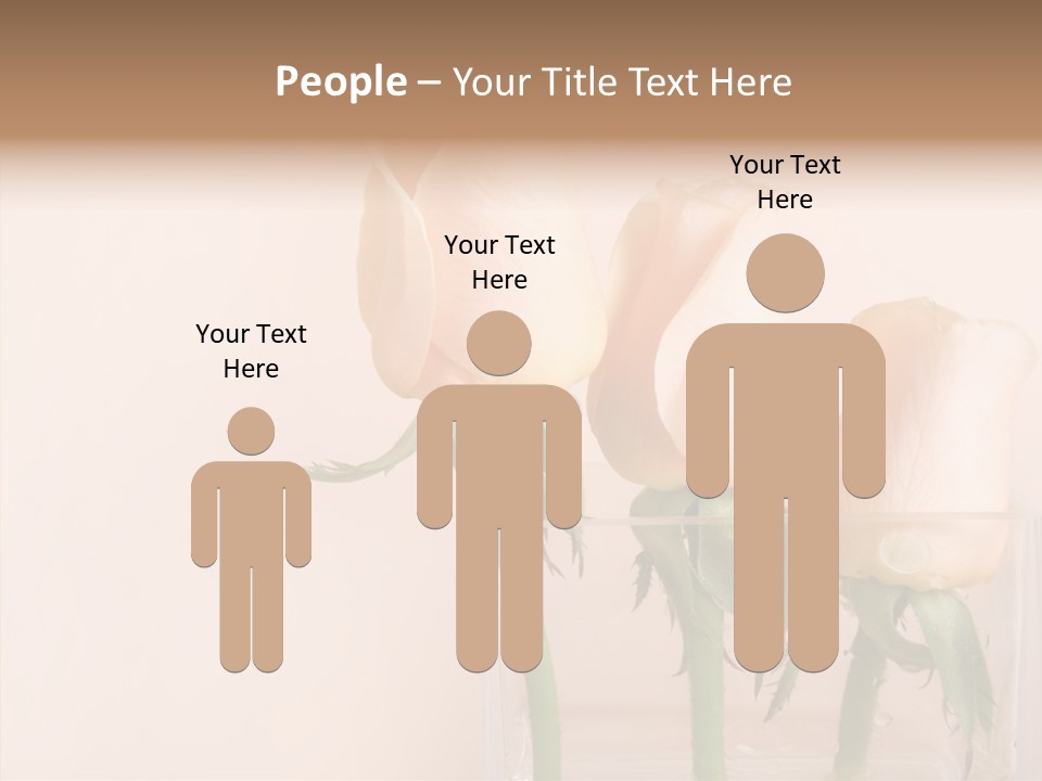 Glamour Pursuit Petal PowerPoint Template