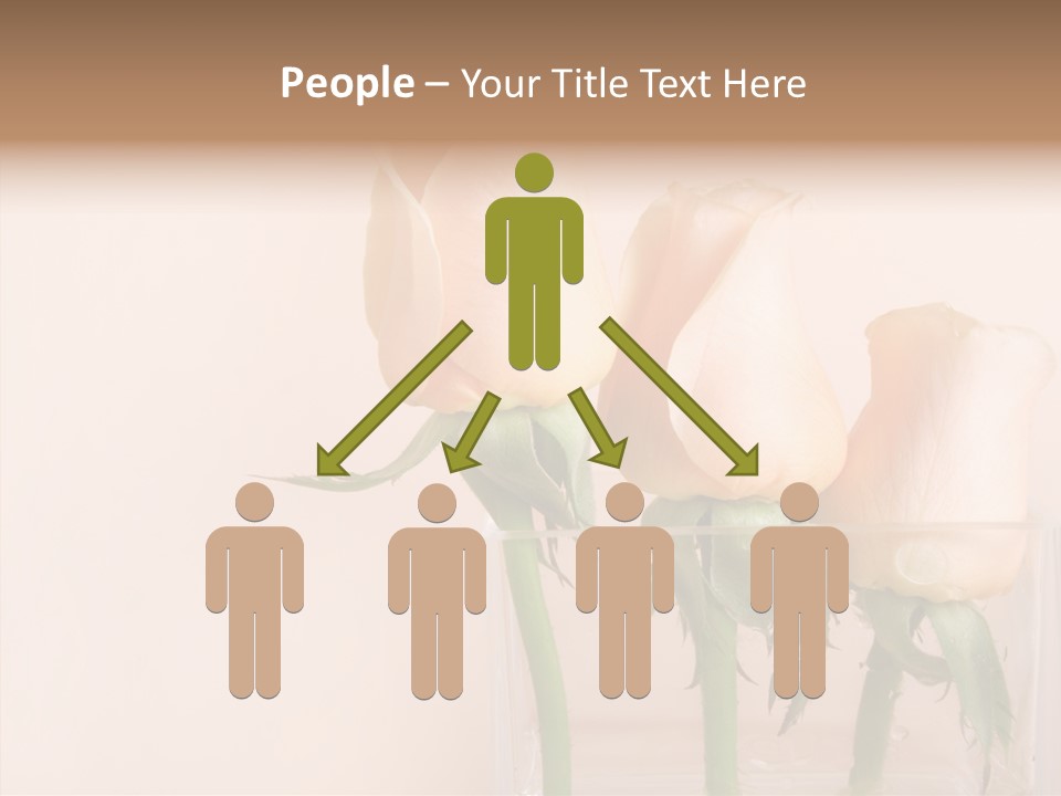 Glamour Pursuit Petal PowerPoint Template