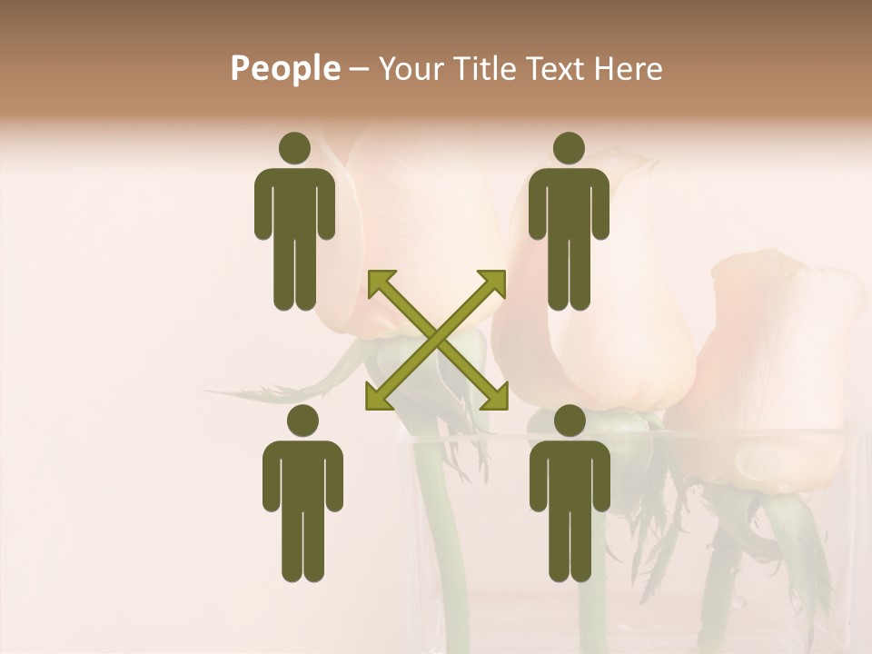 Glamour Pursuit Petal PowerPoint Template