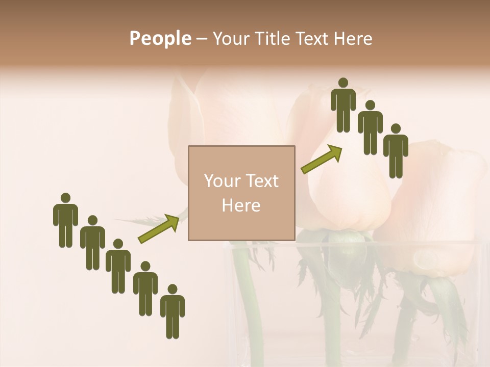 Glamour Pursuit Petal PowerPoint Template