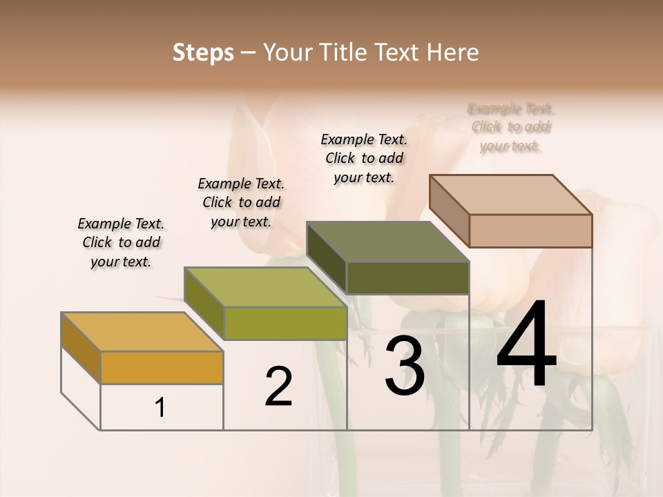 Glamour Pursuit Petal PowerPoint Template