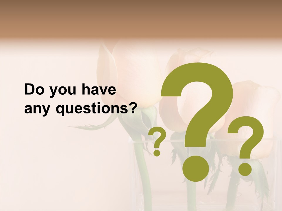 Glamour Pursuit Petal PowerPoint Template