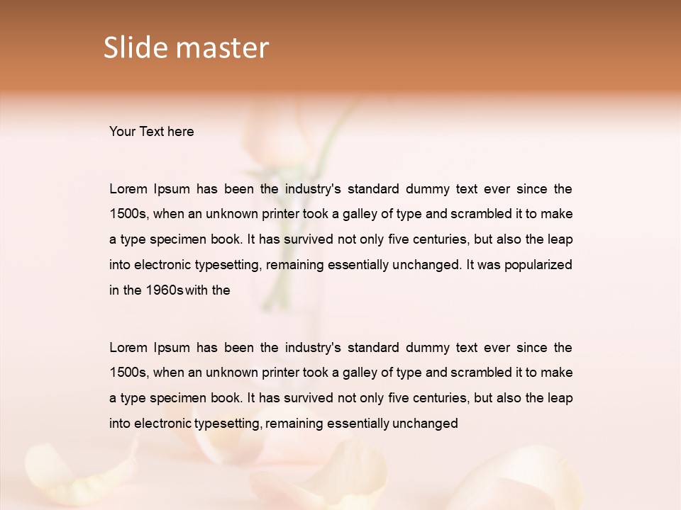 Blossom Beauty Crayon PowerPoint Template