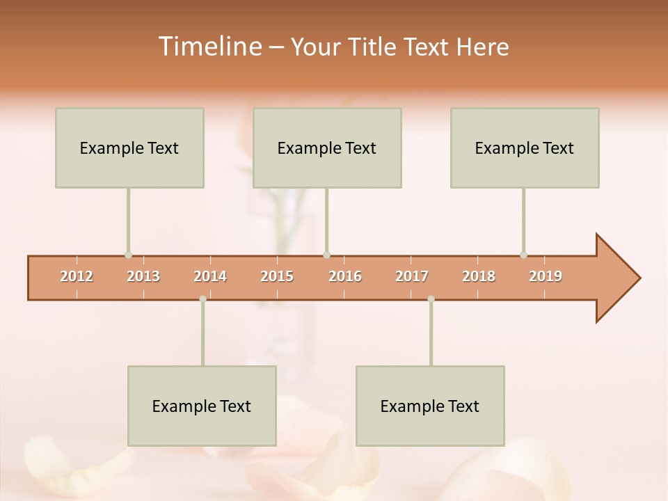 Blossom Beauty Crayon PowerPoint Template