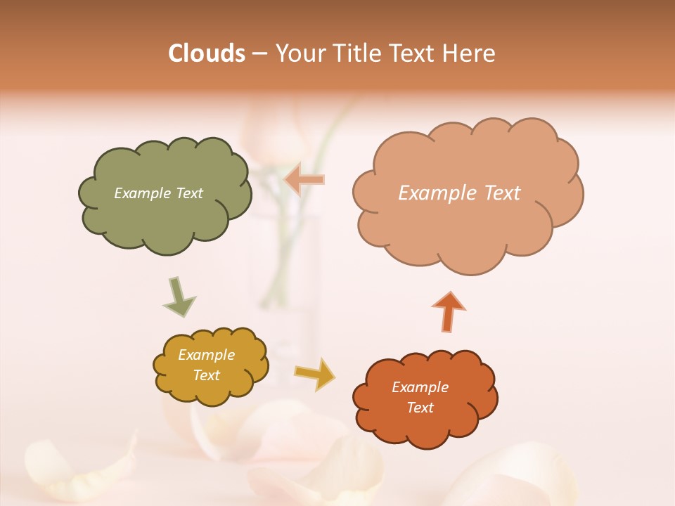 Blossom Beauty Crayon PowerPoint Template