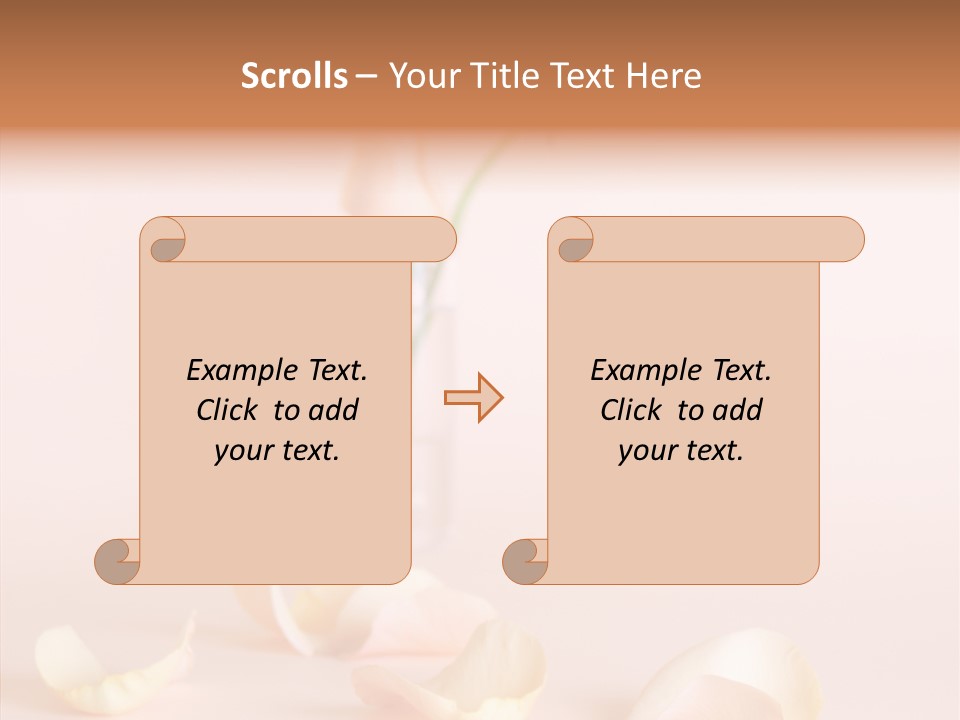Blossom Beauty Crayon PowerPoint Template