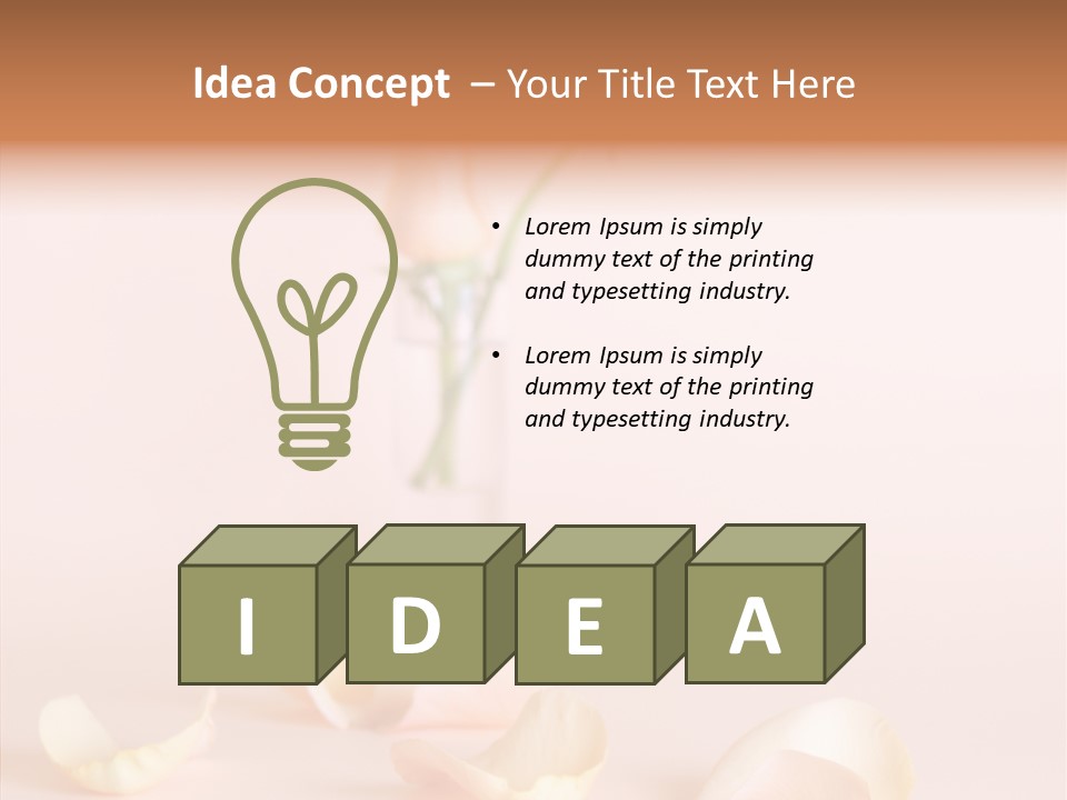 Blossom Beauty Crayon PowerPoint Template