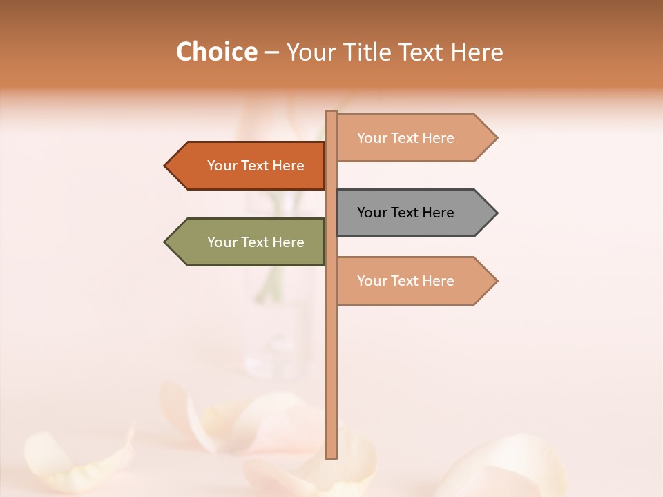 Blossom Beauty Crayon PowerPoint Template