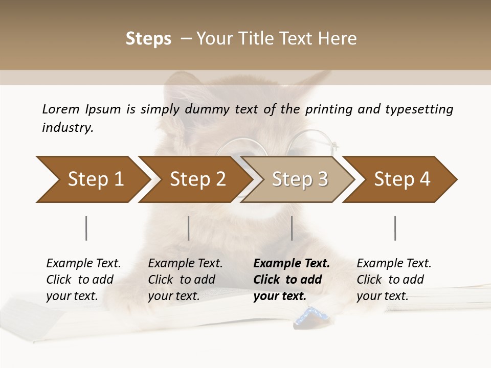 Pretty Pet Whiskers PowerPoint Template