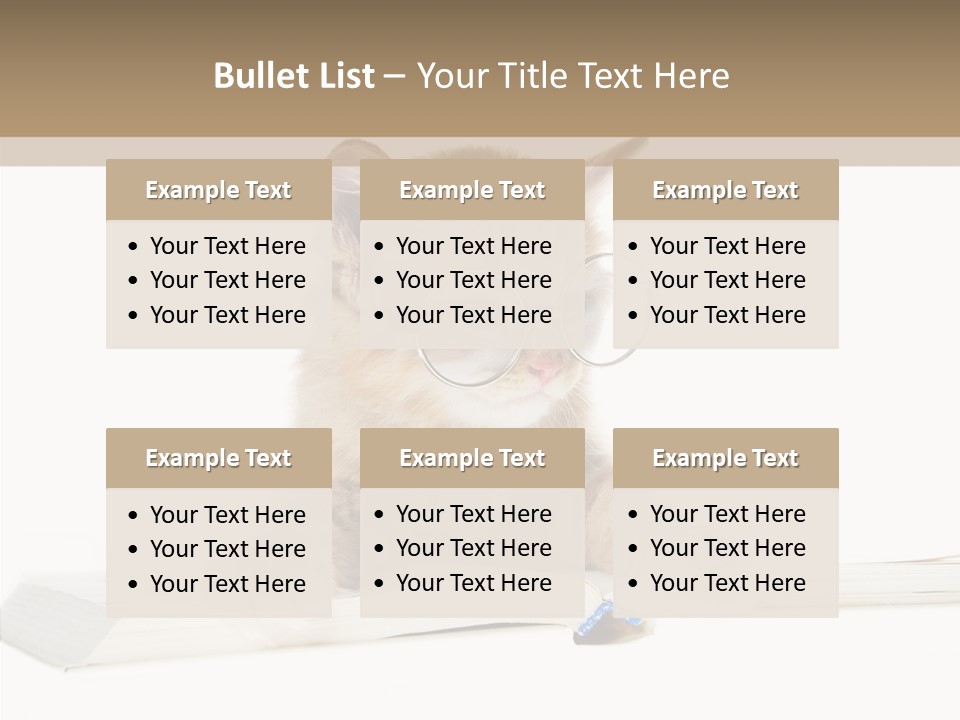 Pretty Pet Whiskers PowerPoint Template