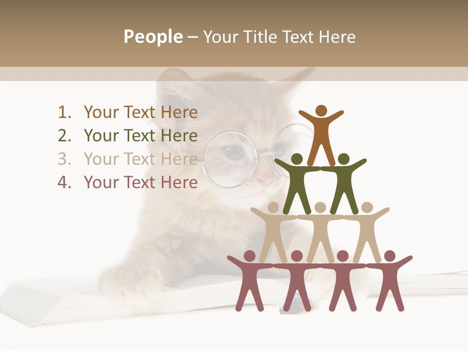 Pretty Pet Whiskers PowerPoint Template