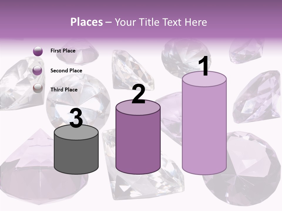 Circle Gemstone Shine PowerPoint Template