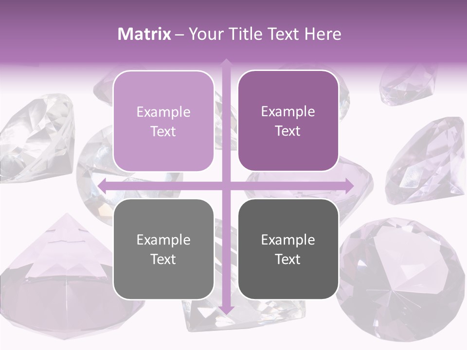 Circle Gemstone Shine PowerPoint Template