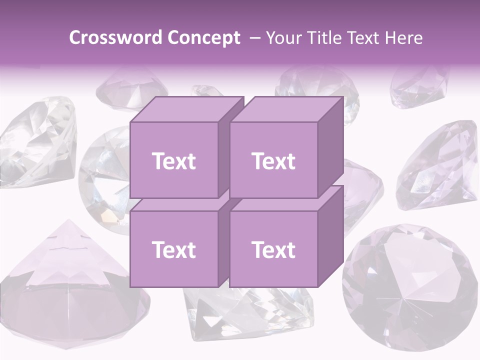 Circle Gemstone Shine PowerPoint Template