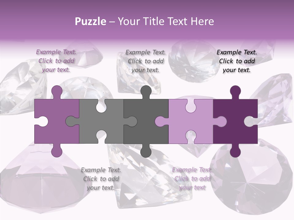 Circle Gemstone Shine PowerPoint Template