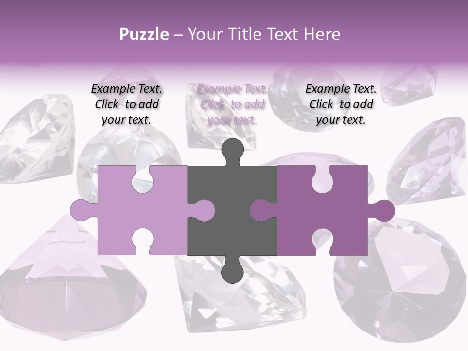 Circle Gemstone Shine PowerPoint Template