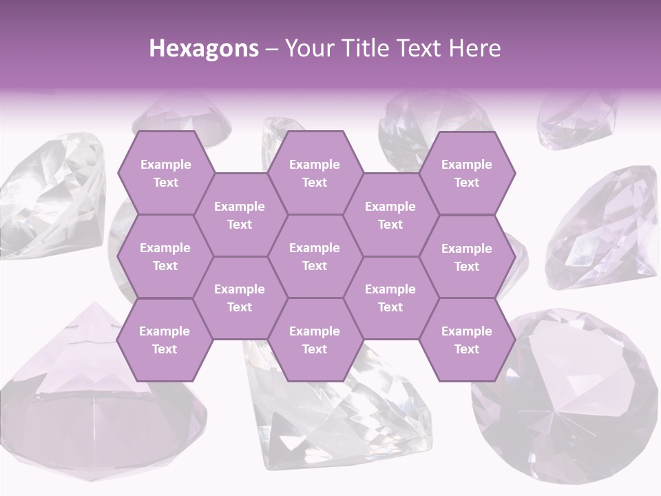 Circle Gemstone Shine PowerPoint Template