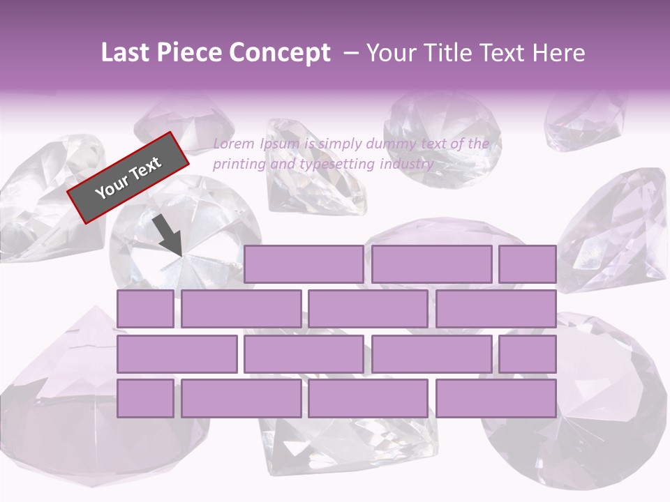 Circle Gemstone Shine PowerPoint Template