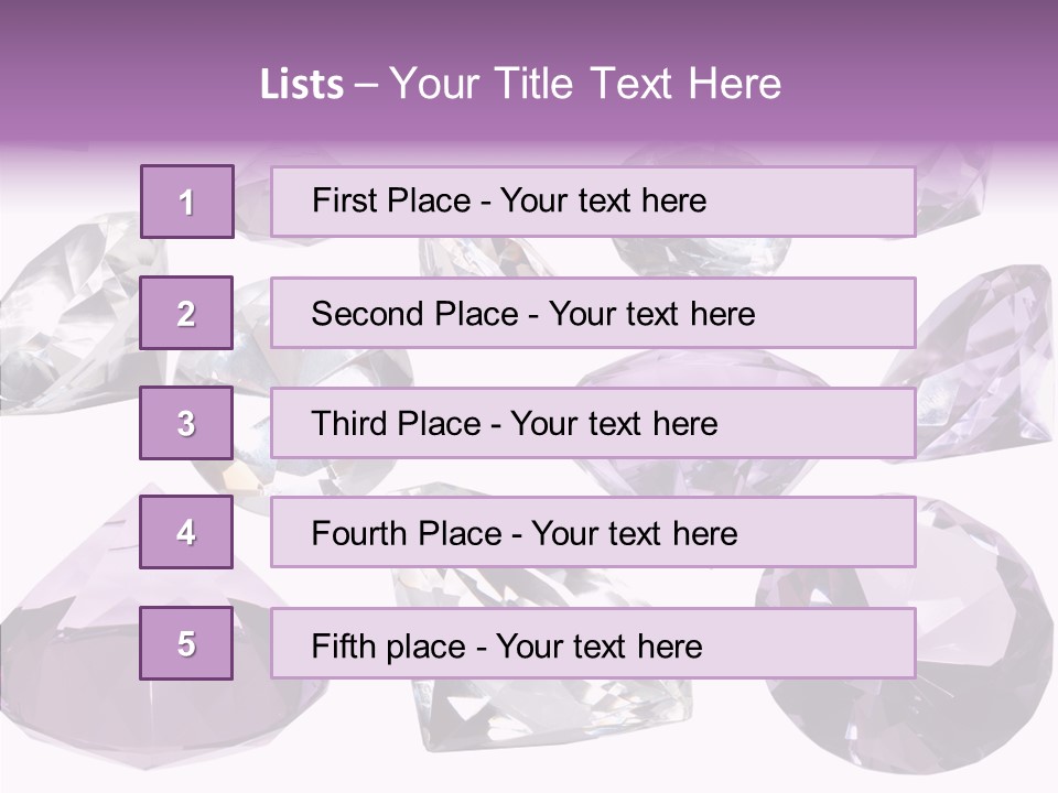 Circle Gemstone Shine PowerPoint Template