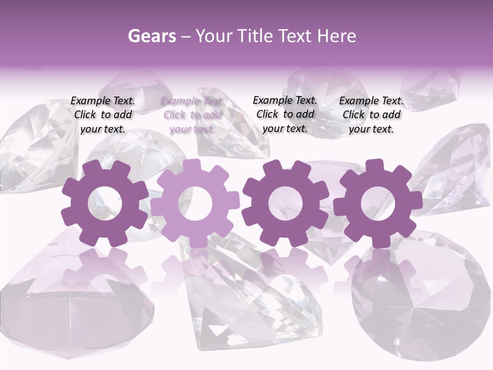 Circle Gemstone Shine PowerPoint Template