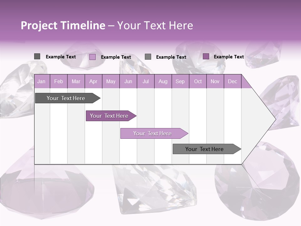 Circle Gemstone Shine PowerPoint Template