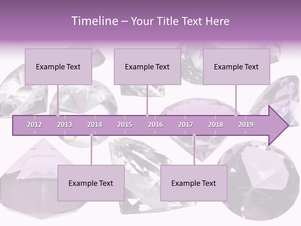 Circle Gemstone Shine PowerPoint Template
