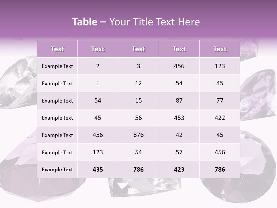 Circle Gemstone Shine PowerPoint Template