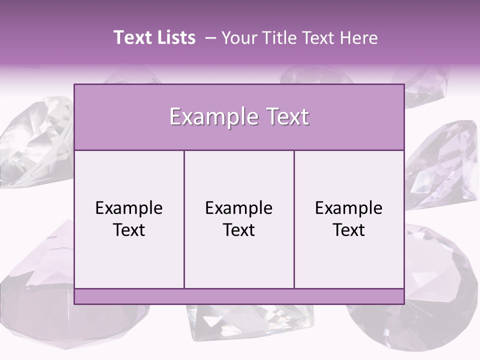 Circle Gemstone Shine PowerPoint Template