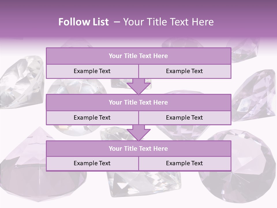 Circle Gemstone Shine PowerPoint Template