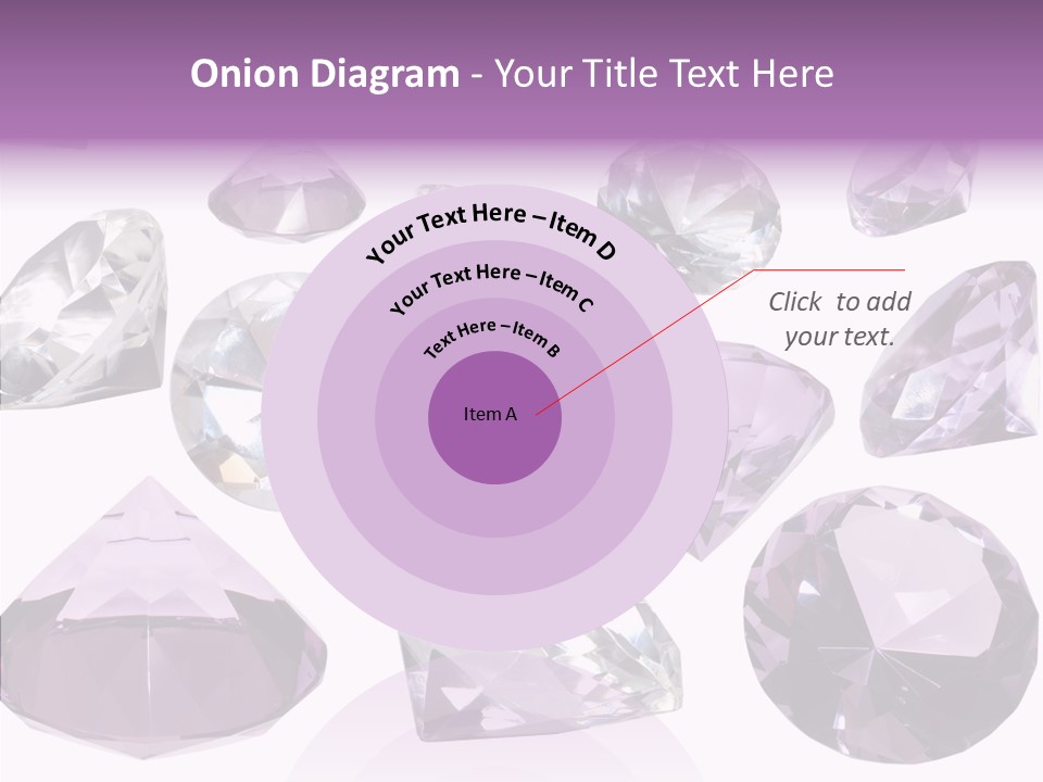 Circle Gemstone Shine PowerPoint Template