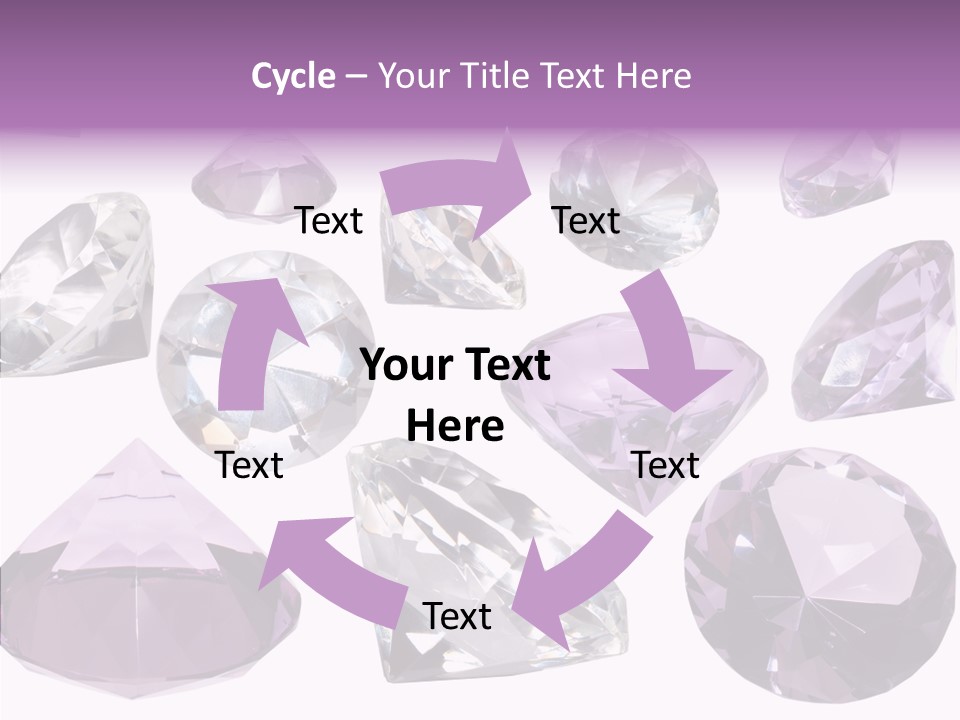 Circle Gemstone Shine PowerPoint Template