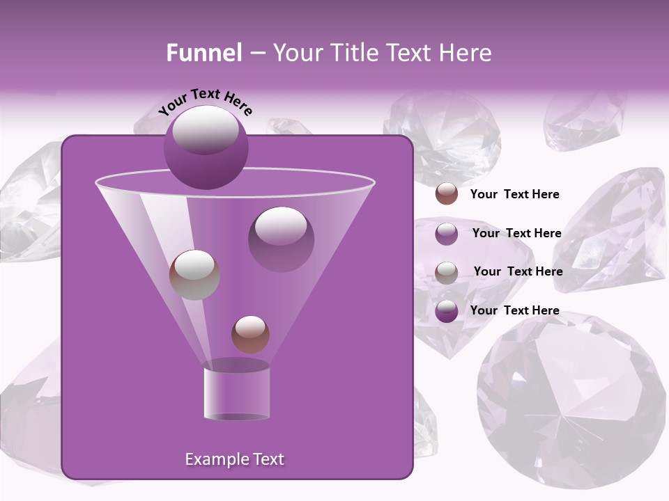 Circle Gemstone Shine PowerPoint Template