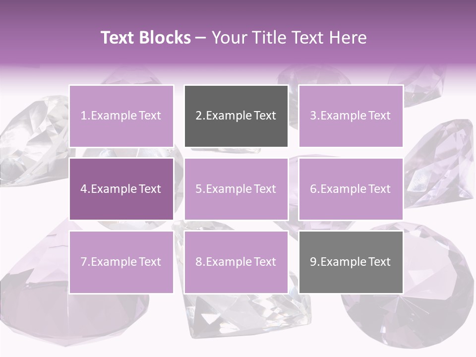 Circle Gemstone Shine PowerPoint Template