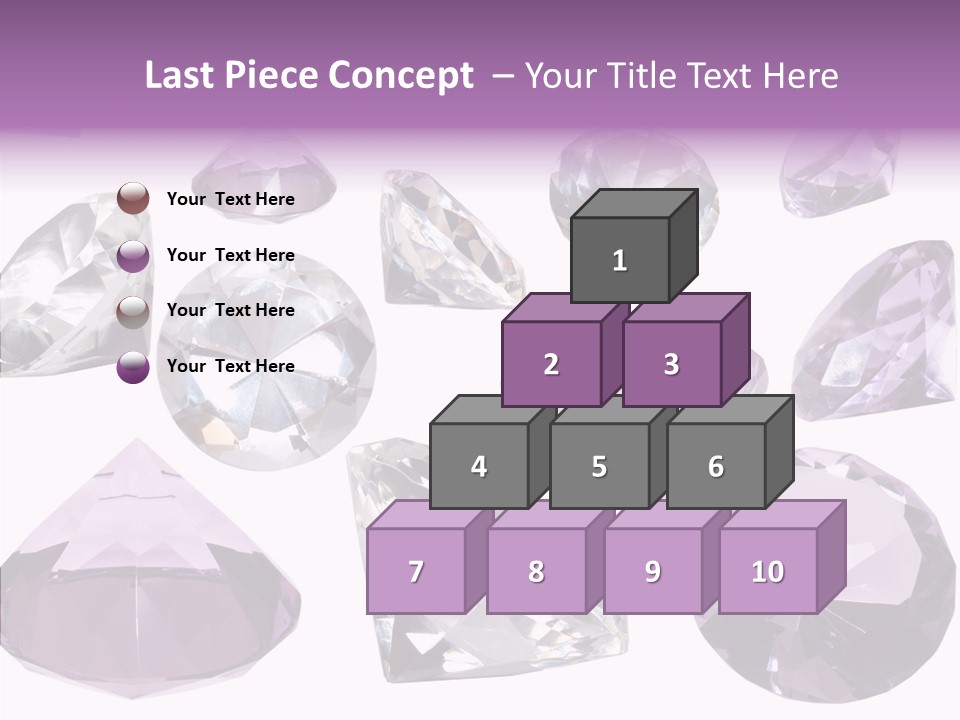 Circle Gemstone Shine PowerPoint Template