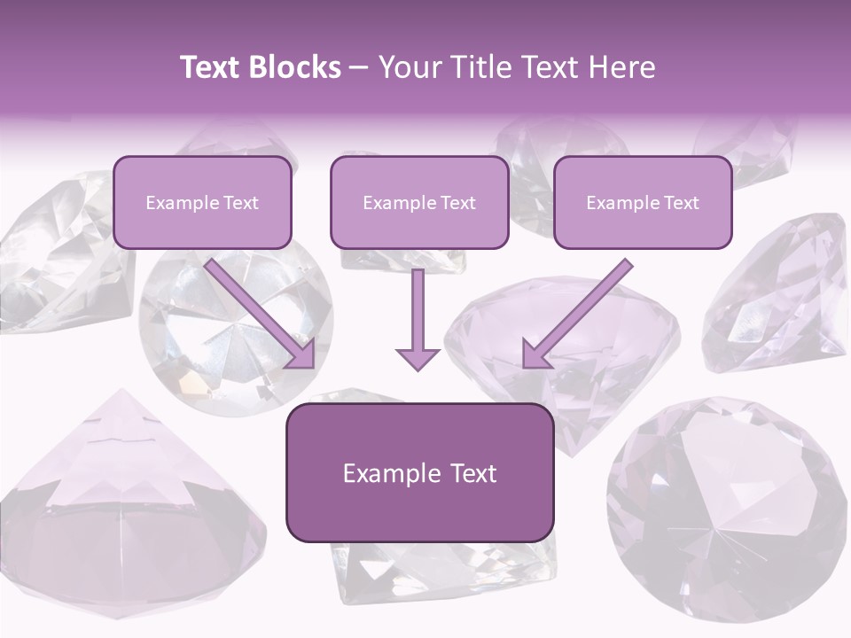 Circle Gemstone Shine PowerPoint Template