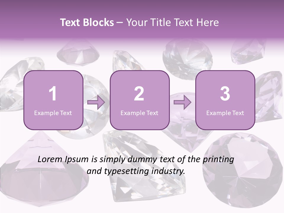 Circle Gemstone Shine PowerPoint Template