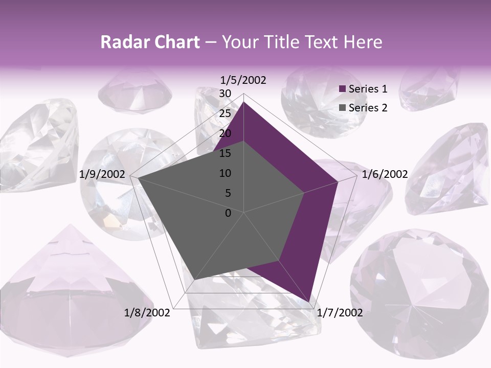 Circle Gemstone Shine PowerPoint Template