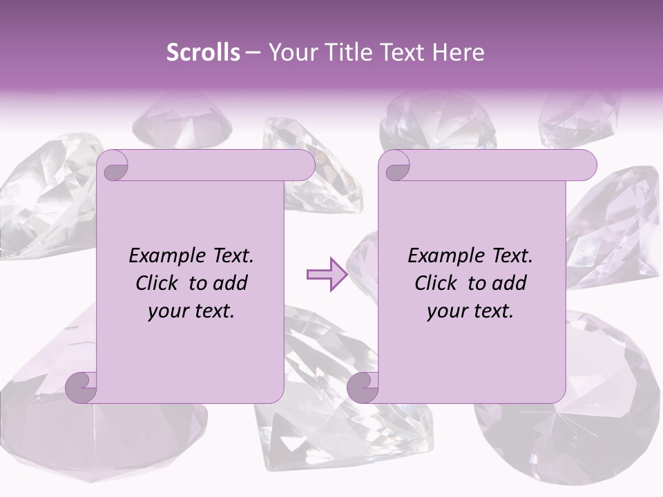 Circle Gemstone Shine PowerPoint Template
