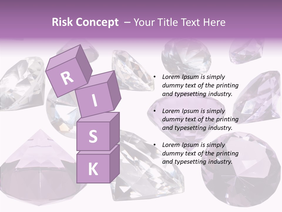 Circle Gemstone Shine PowerPoint Template