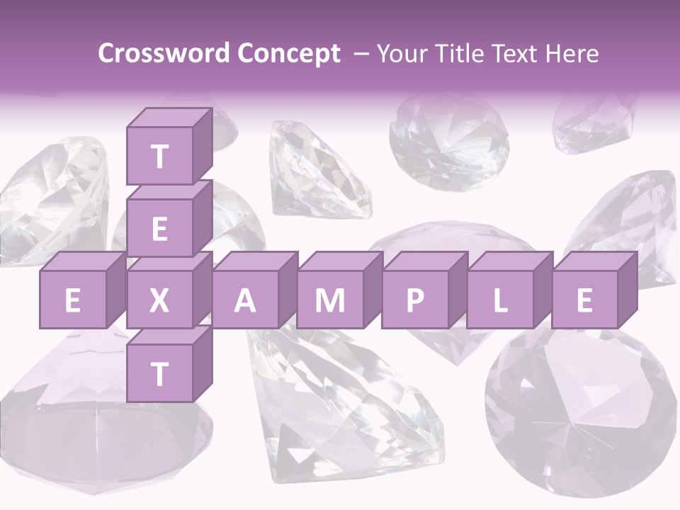 Circle Gemstone Shine PowerPoint Template