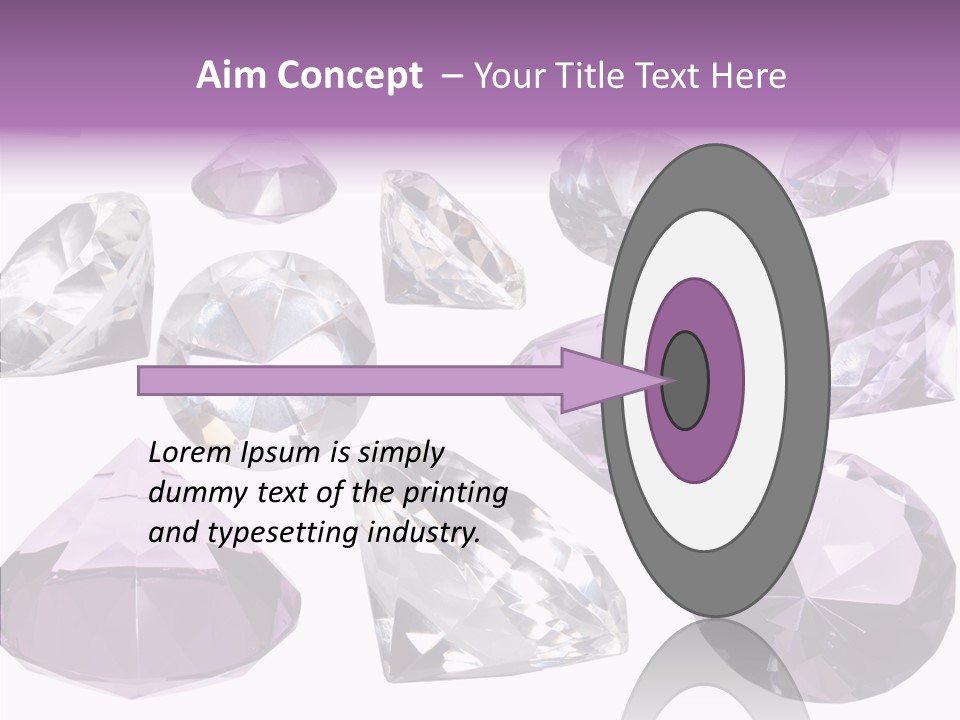 Circle Gemstone Shine PowerPoint Template