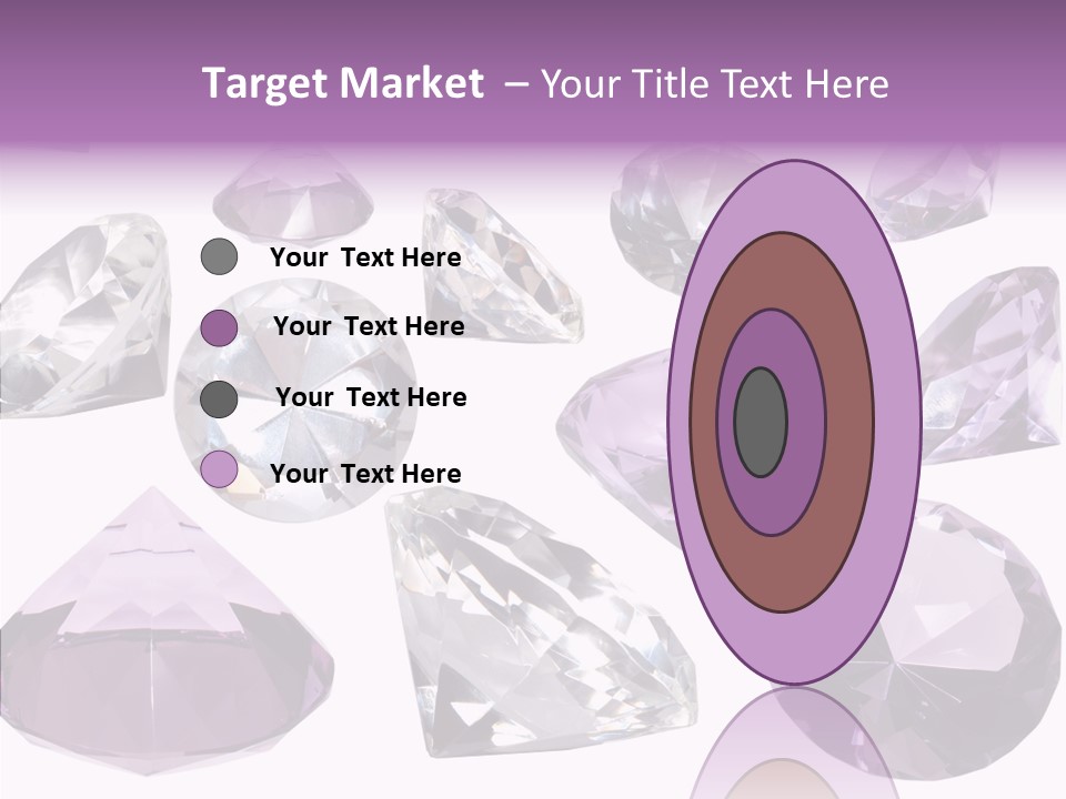 Circle Gemstone Shine PowerPoint Template