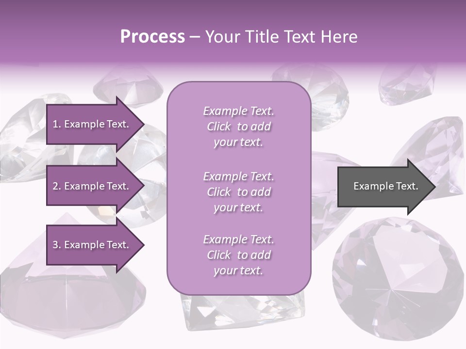 Circle Gemstone Shine PowerPoint Template