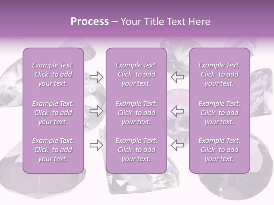 Circle Gemstone Shine PowerPoint Template